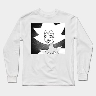 White Diamond Long Sleeve T-Shirt